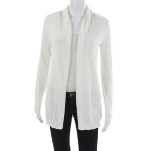 Theory Unisex Cardigan Sweater White Long Sleeve Size PP